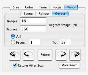 Pano Software Scene Controls